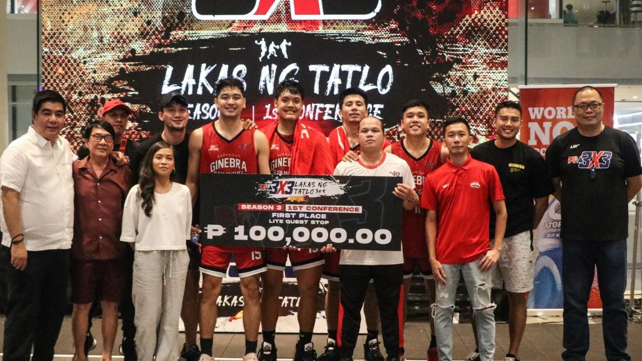 RALPH CU POWERS BARANGAY GINEBRA TO 2ND STRAIGHT LEG TITLE IN PBA 3X3 ...